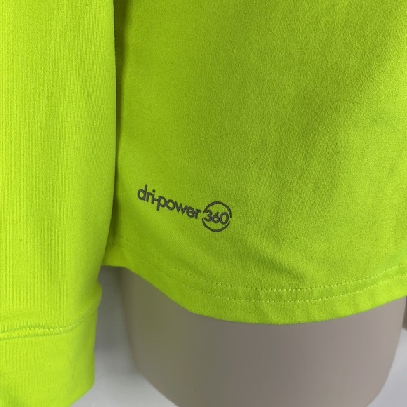 Russell Dri-Power 360 Chartreuse Training Top - Picture 2 of 5